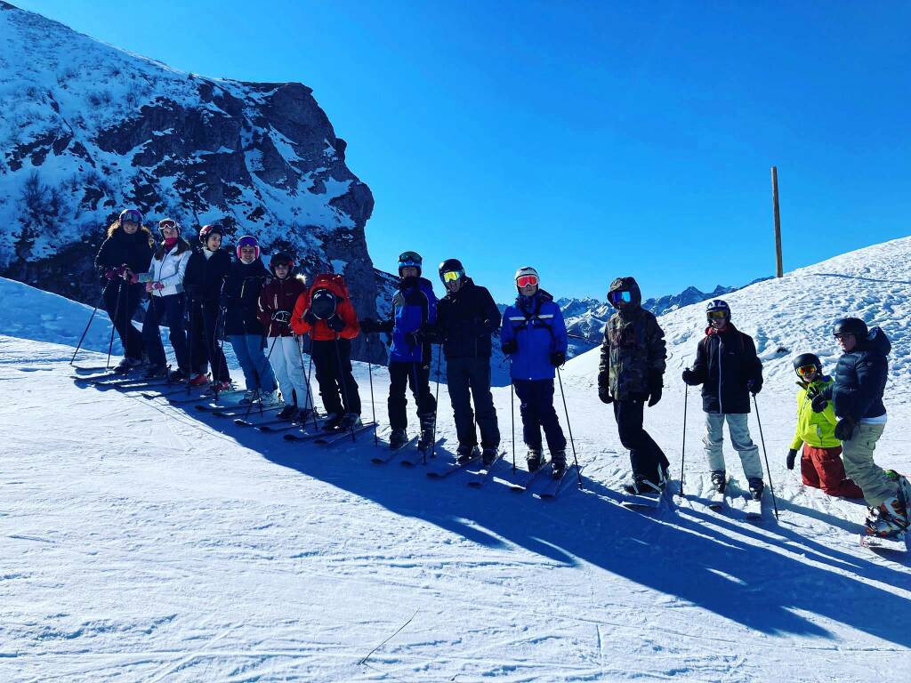 Giornate sulla neve per studenti di Sanremo