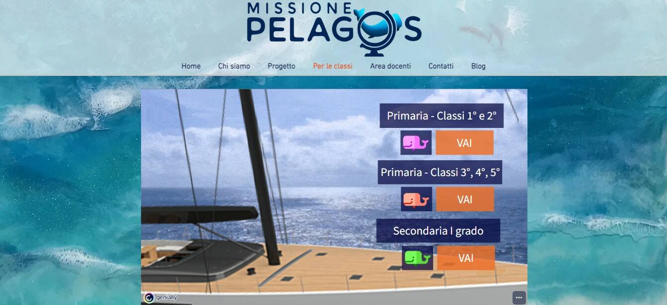 pelagos pubblicazione scuole 