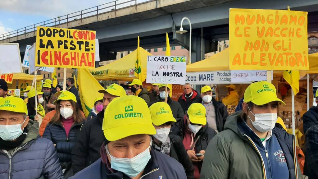 Protesta Coldiretti Liguria