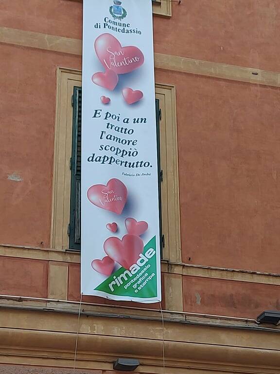 Pontedassio celebra San Valentino con le parole di Fabrizio De Andrè