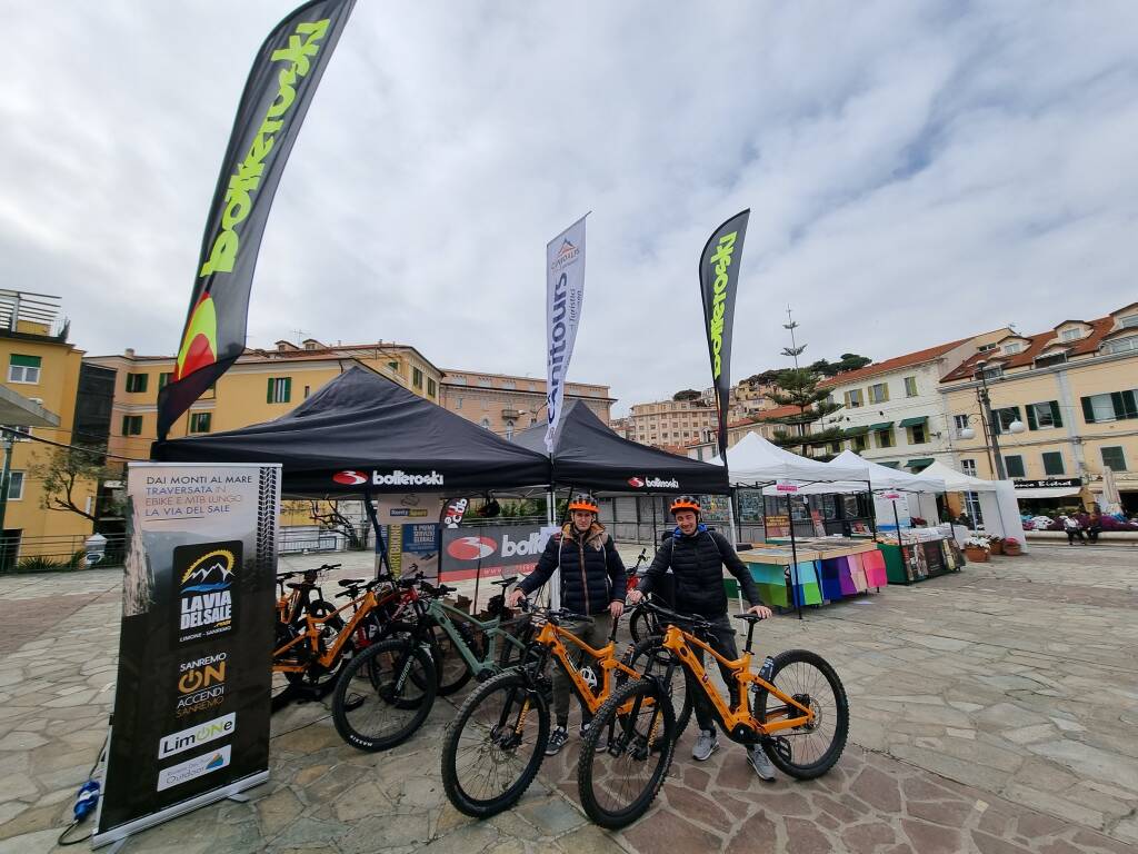 Bottero Ski al Book & Bike di Sanremo con le e-bike, a luglio il bis con la Transalp Experience