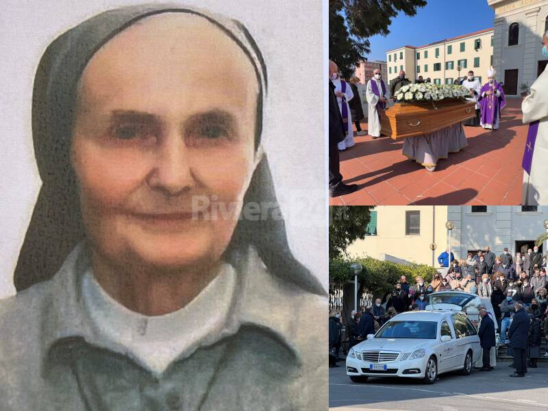 Vallecrosia saluta suor Pia, vescovo: «Il giorno prima si era confessata e aveva detto: devo morire presto»