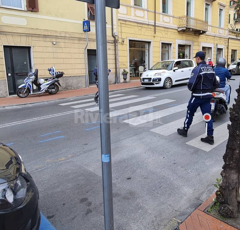 Imperia via garibaldi incidente 