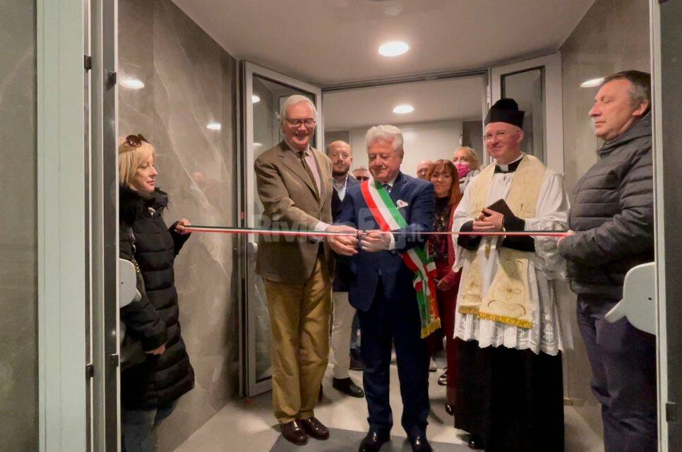 Ventimiglia, inaugurato l’ascensore che collega Marina San Giuseppe al centro storico