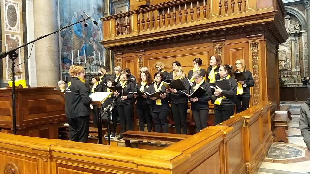 Il coro “conClaudia” di Imperia anima la celebrazione eucaristica in Vaticano