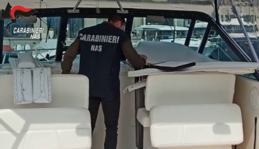 carabinieri nas sequestrano yacht imperia