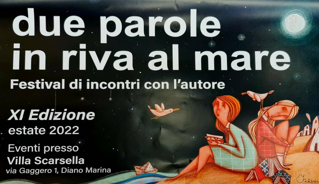 Due parole in riva al mare: presentato a Diano Marina il festival di incontri con l’autore