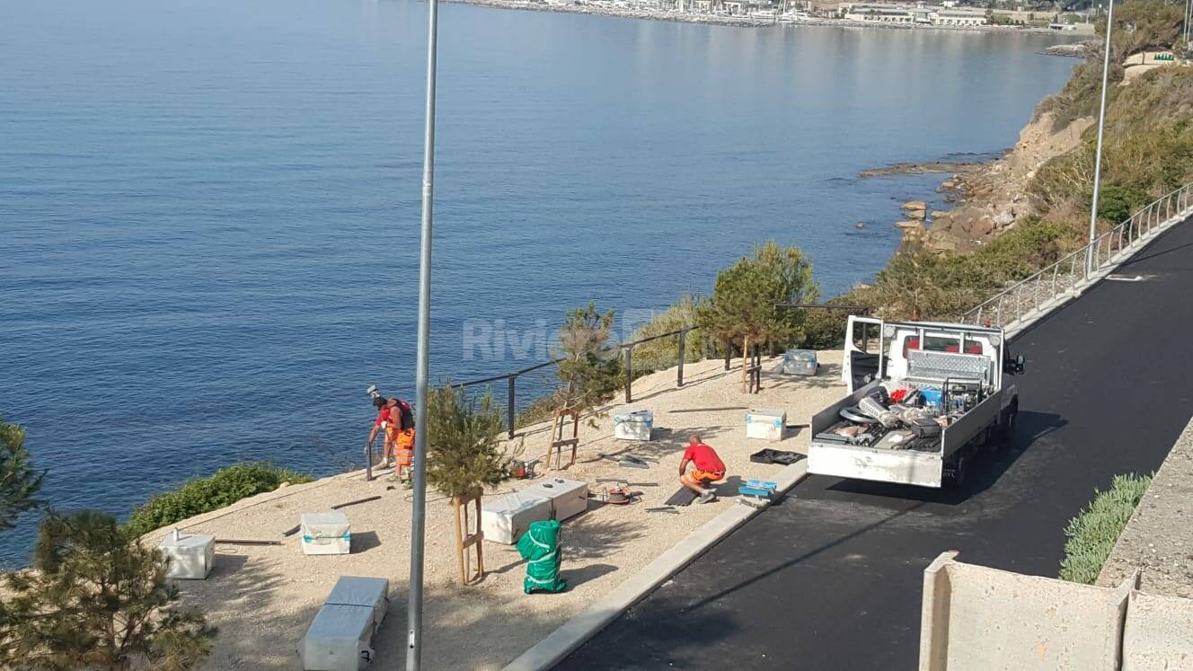 Imperia lavori pista ciclabile