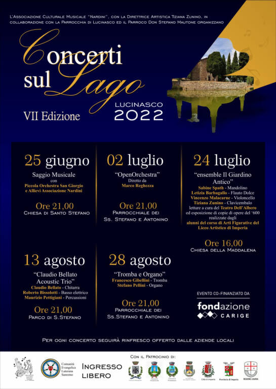 Concerti sul lago VII EDIZIONE 2022