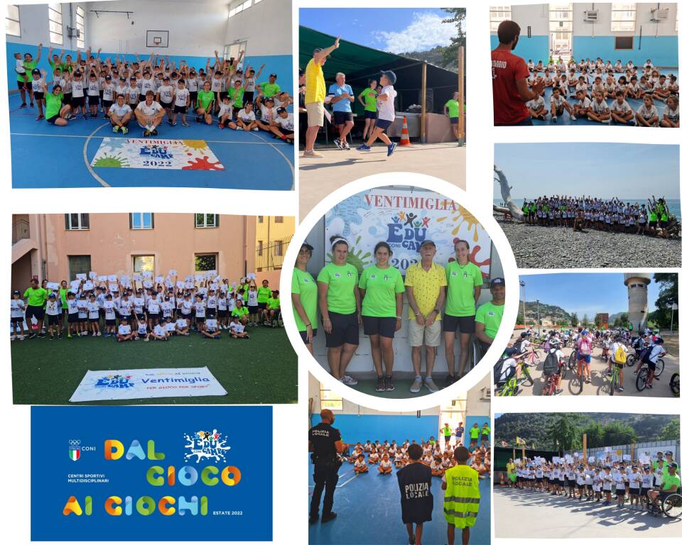 Ventimiglia, sport e divertimento all’Educamp Coni