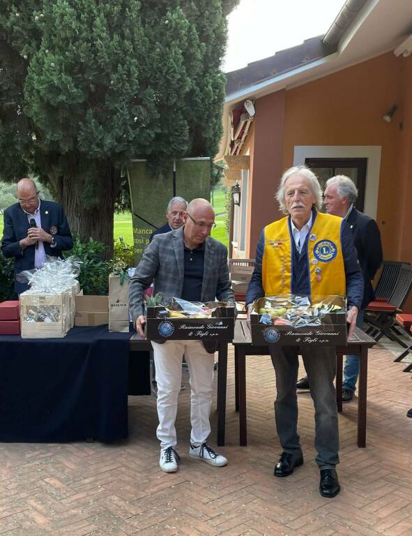 Il Lions Club Sanremo Host partecipa alla gara presso il Golf Club Garlenda