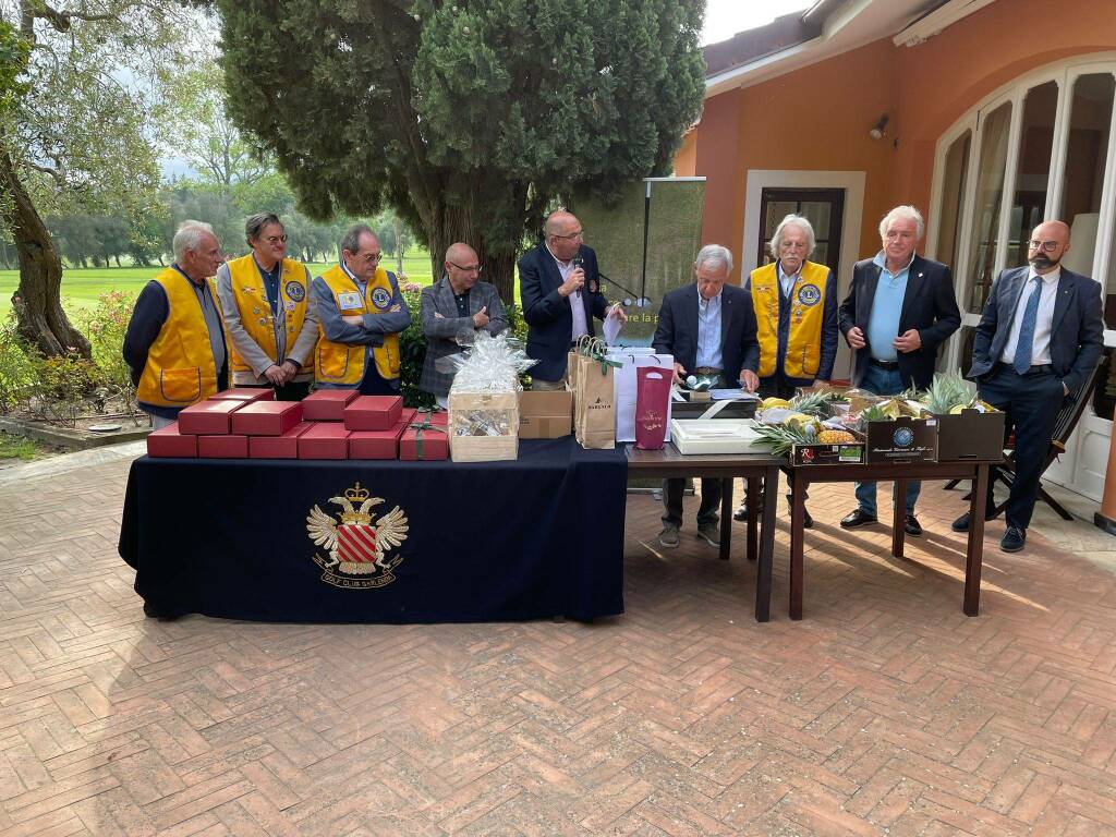 Il Lions Club Sanremo Host partecipa alla gara presso il Golf Club Garlenda