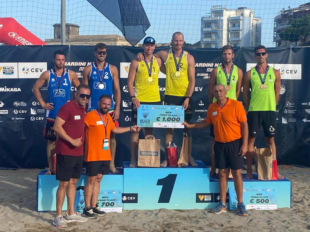 Beach volley, l’armese Matteo Varnier al Pro Tour ai Giardini Naxos