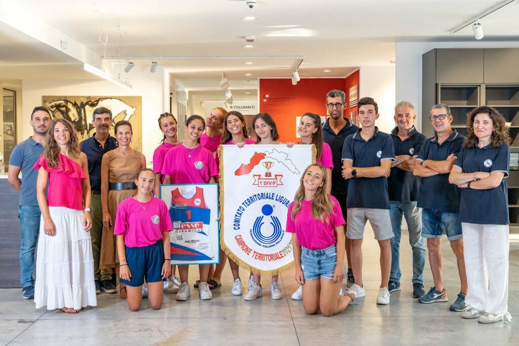 Volley Team Arma Taggia ospite del nuovo showroom Corradini Home Solutions