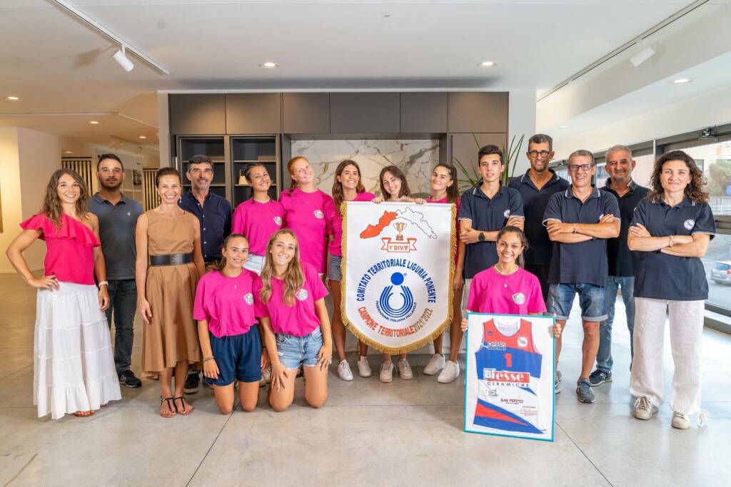 Volley Team Arma Taggia ospite del nuovo showroom Corradini Home Solutions