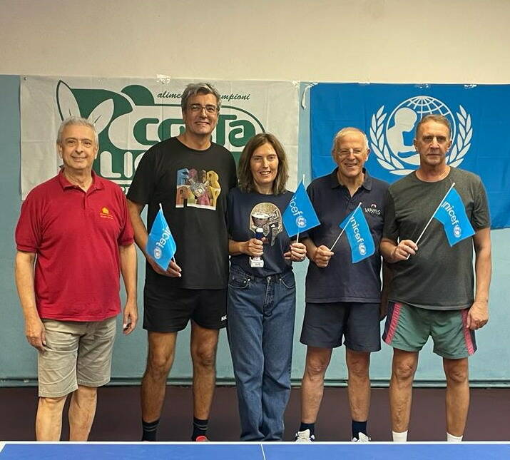 Primo campionato regionale ligure di Ping Pong for Unicef 2022