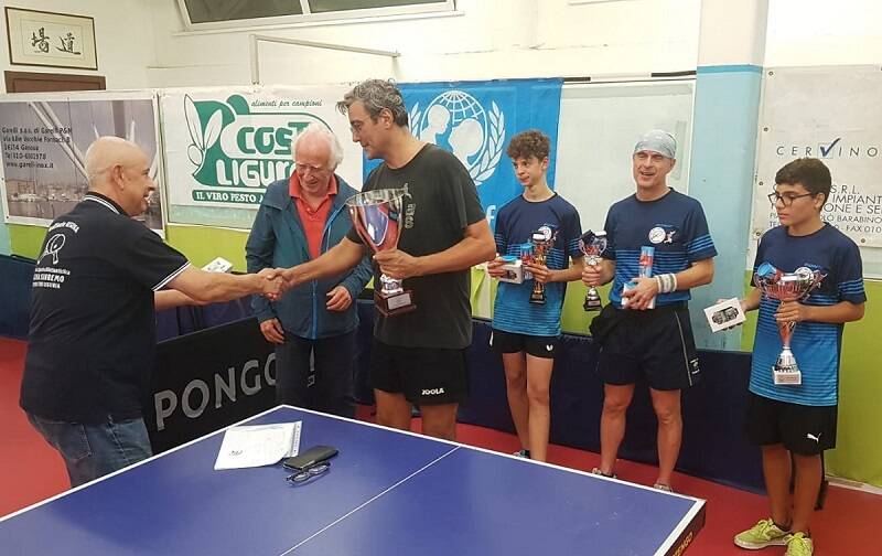 Primo campionato regionale ligure di Ping Pong for Unicef 2022