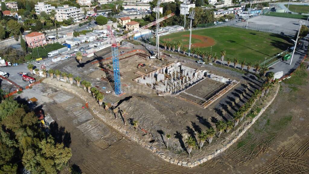 Sanremo, il cantiere del palazzetto dello sport è nelle mani dalla Giò Costruzioni