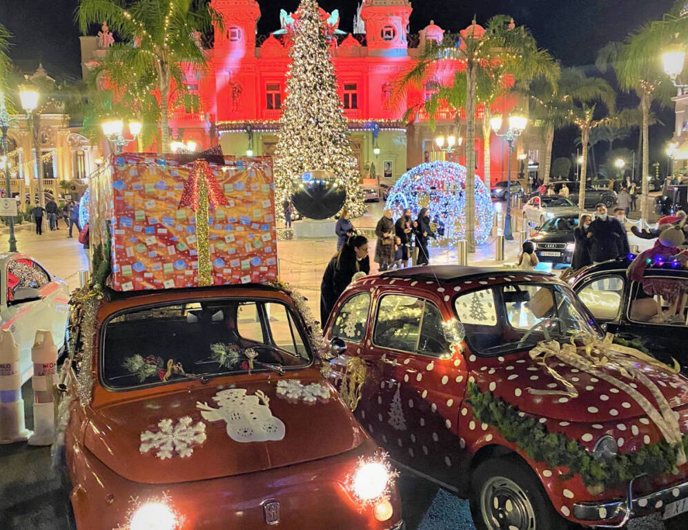 Il 17 dicembre parata natalizia del Club Fiat 500 Monte-Carlo per le vie del Principato