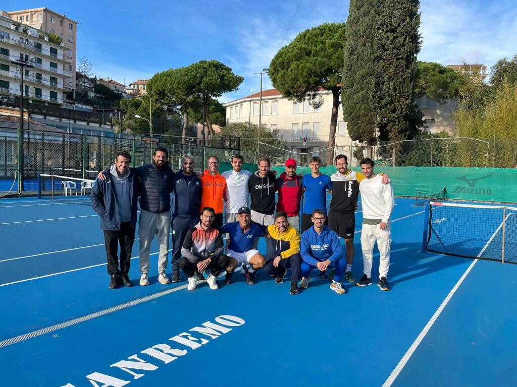 Il grande tennis italiano si prepara al circolo Tennis Sanremo