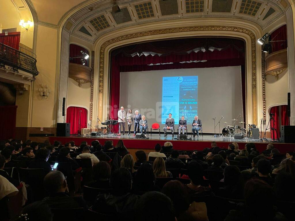 Sanremo, nella sala Vittorio De Scalzi l’evento formativo dedicato al bullismo e al cyberbullismo