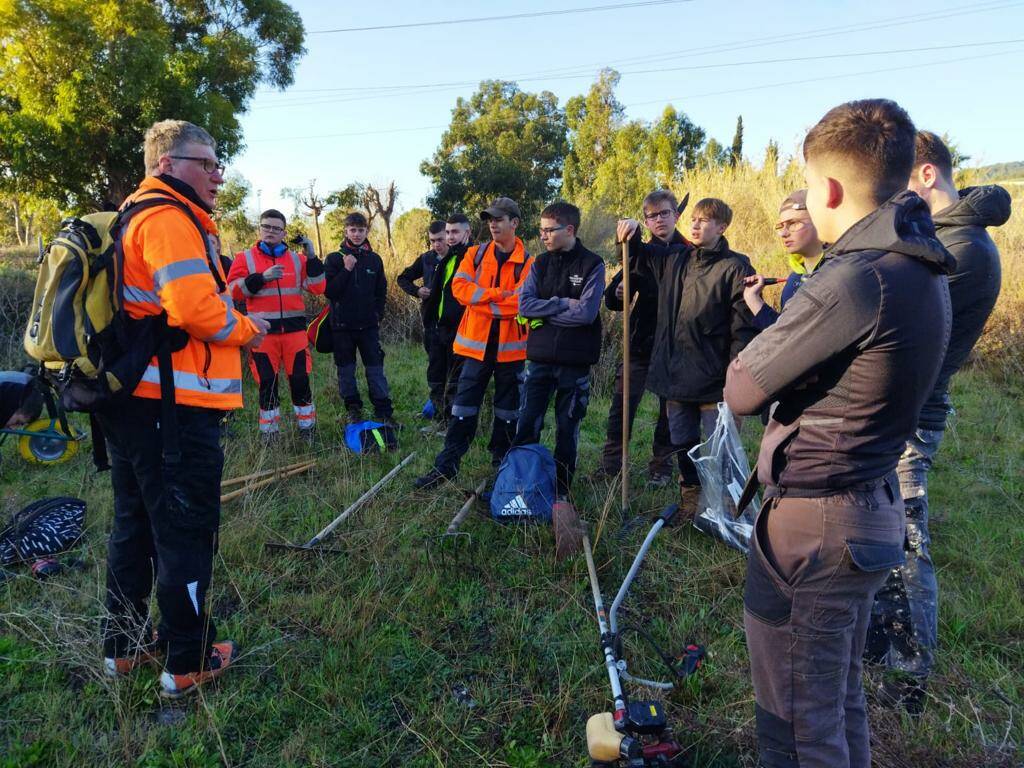 Progetto Erasmus, studenti francesi a Cervo per la riqualificazione delle aree verdi