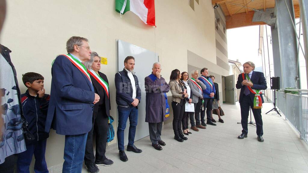 inaugurazione palestra pieve di teco marzo 2023