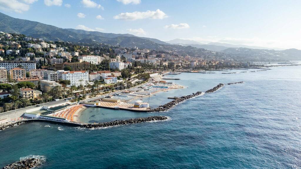 spiagge sanremo drone