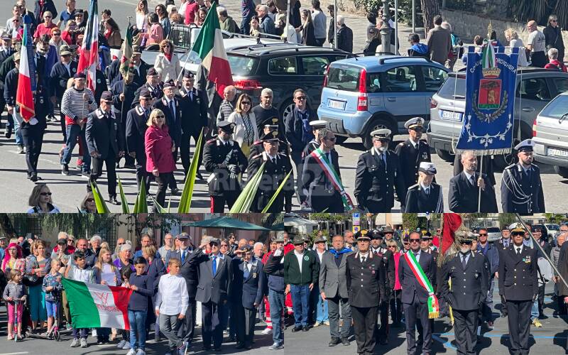 Bordighera celebra il 25 aprile, corteo e orazione al cippo dei partigiani