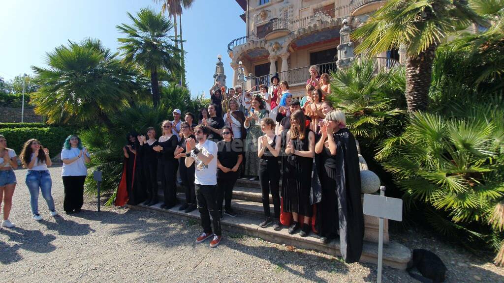 Amore e Psiche , teatro itinerante del Liceo Artisico a Villa Grock