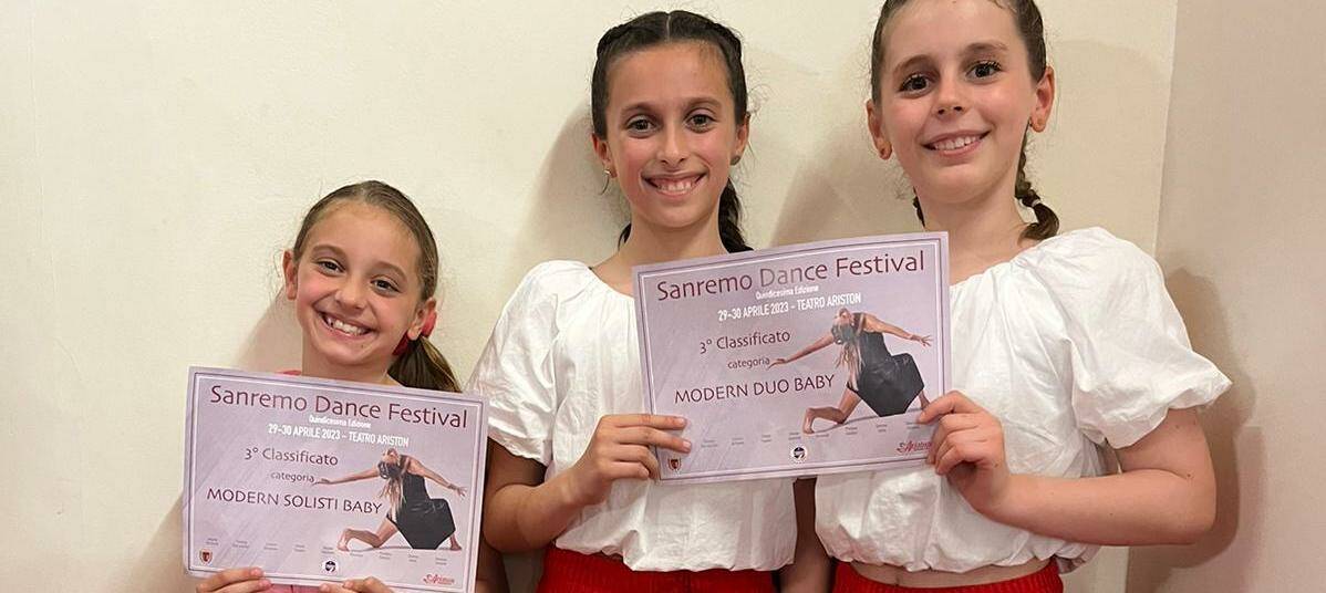 Successo per gli allievi del Centro Formazione Dance Art Project di Vallecrosia al Sanremo Dance Festival