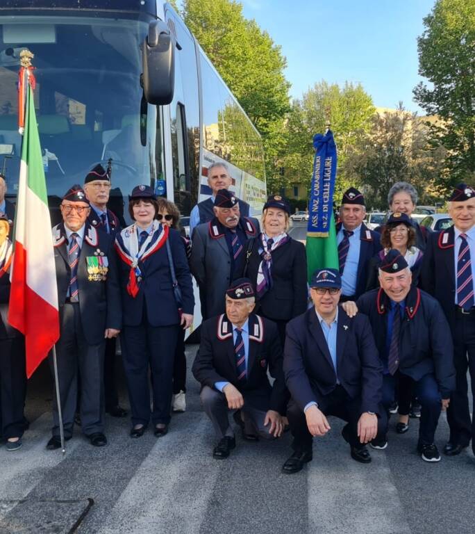 25esimo raduno Nazionale dei carabinieri, presente anche una delegazione di Imperia