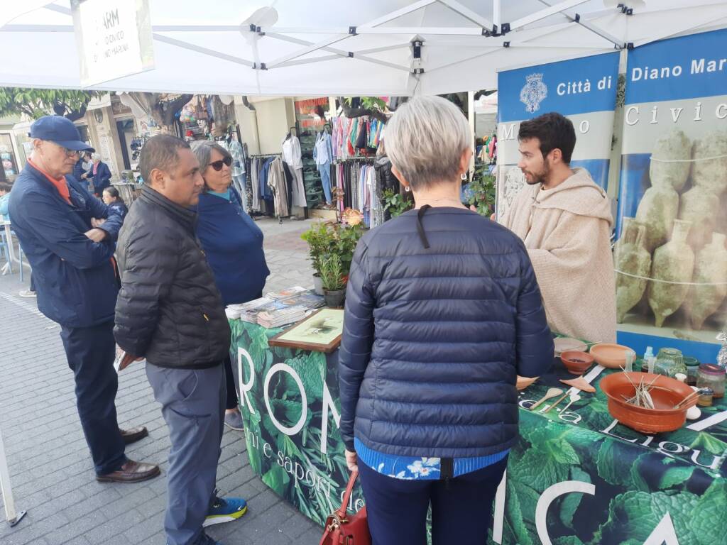 Diano Marina, oltre 200 visitatori nello stand del Museo Civico Lucus Bormani