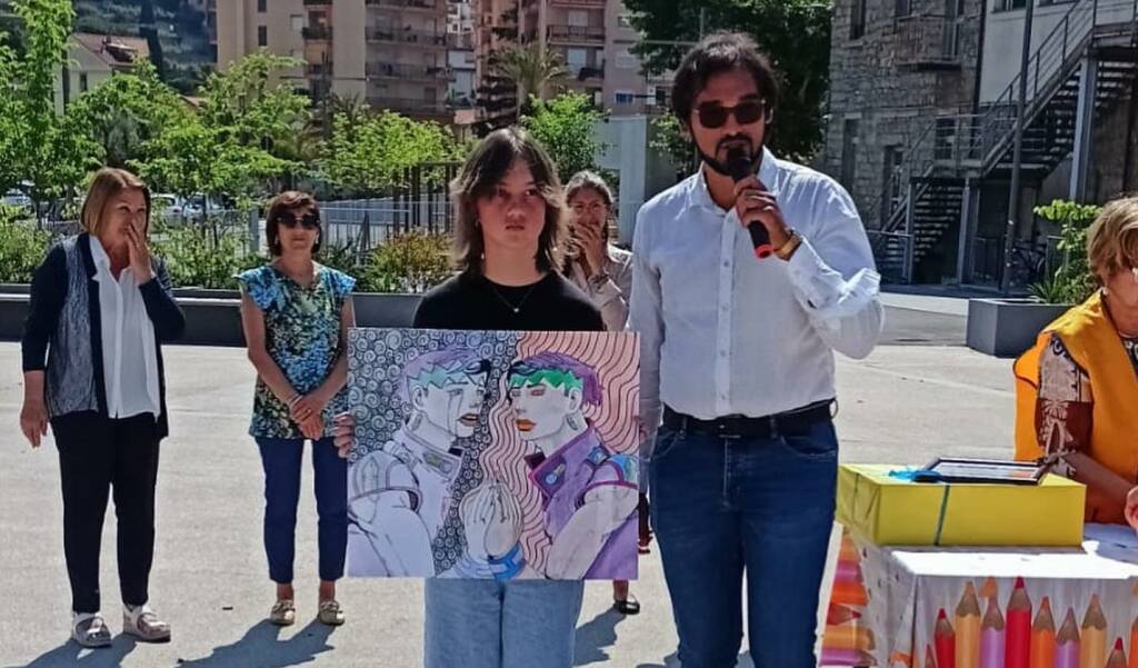 Vallecrosia, Luna Monteleone della scuola Doria vince il concorso scolastico “Un poster per la pace”