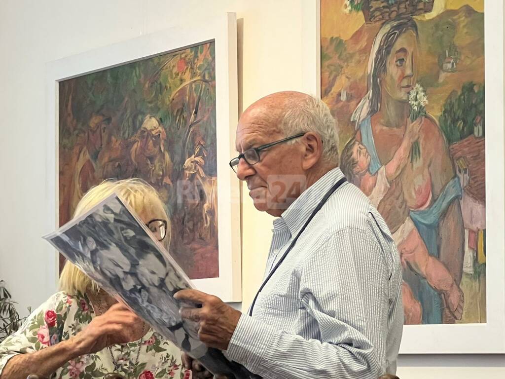 Dolceacqua, Fausto Bertinotti ricorda Barbadirame: «L’opera d’arte è la sua vita»