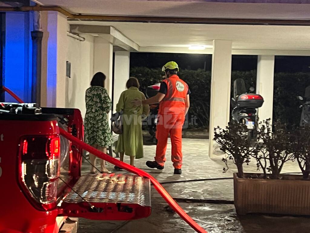 incendio appartamento a ventimiglia