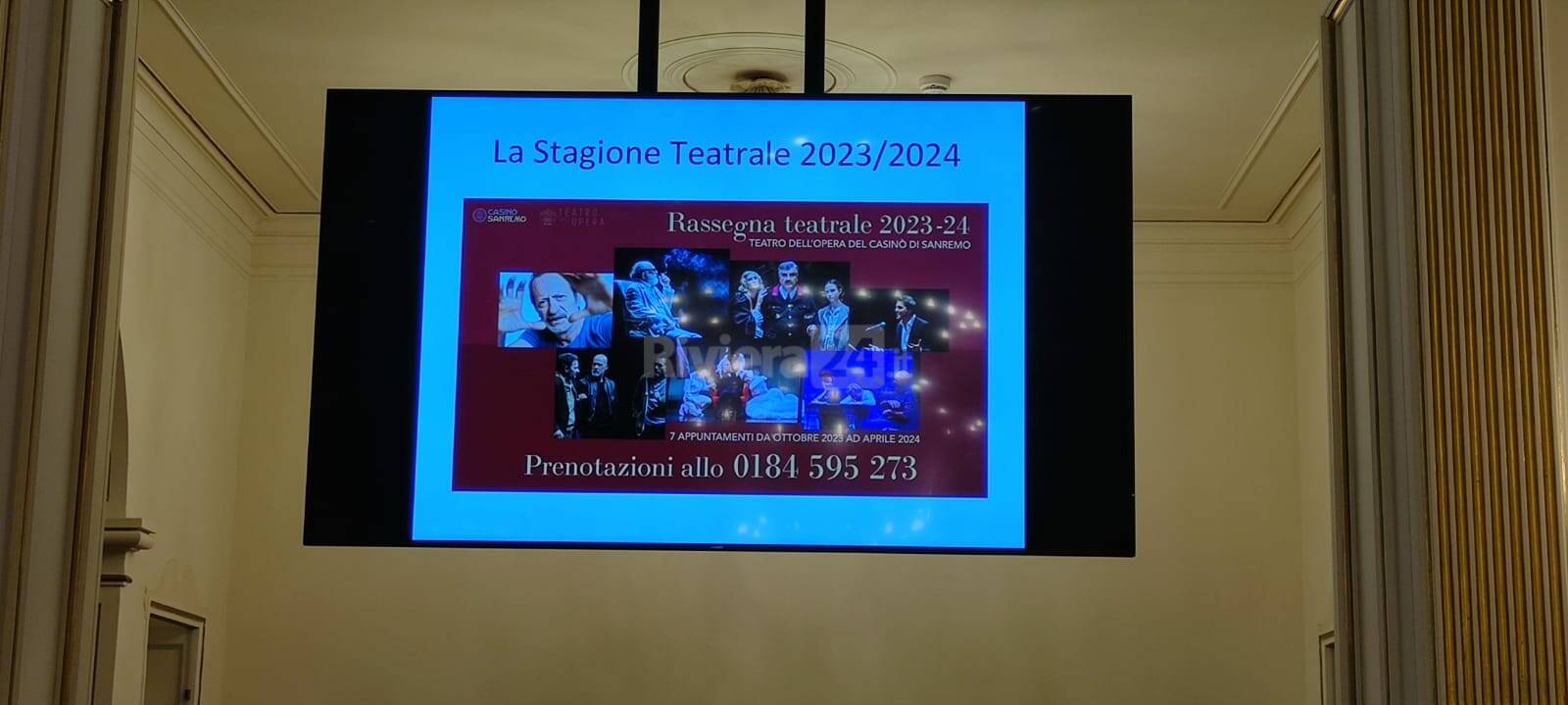 Alessandro Haber, Rocco Papaleo e non solo tra i protagonisti della stagione teatrale 2023/2024 del Casinò di Sanremo