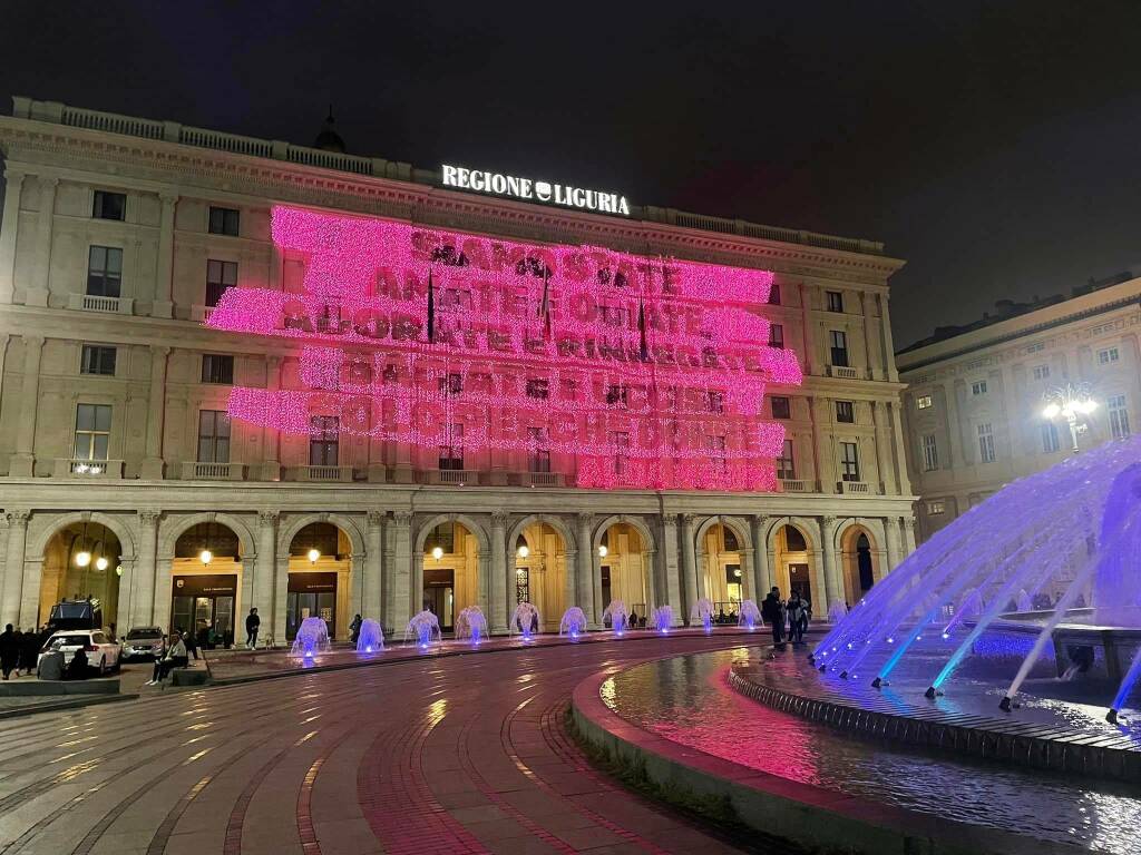 ciao Giulia Regione Liguria