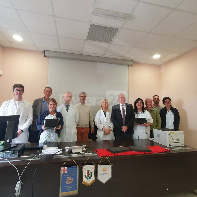 Donazione rotary tablet ospedale imperia