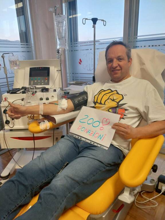 Entroterra, Fulvio Moirano raggiunge le 200 donazioni di sangue: «Una missione per rendere la vita del prossimo più felice»