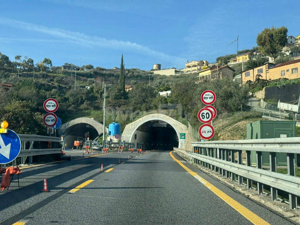 A10 Savona-Ventimiglia, fino al 9 settembre rimossi cantieri con riduzioni di corsie e scambi di carreggiata