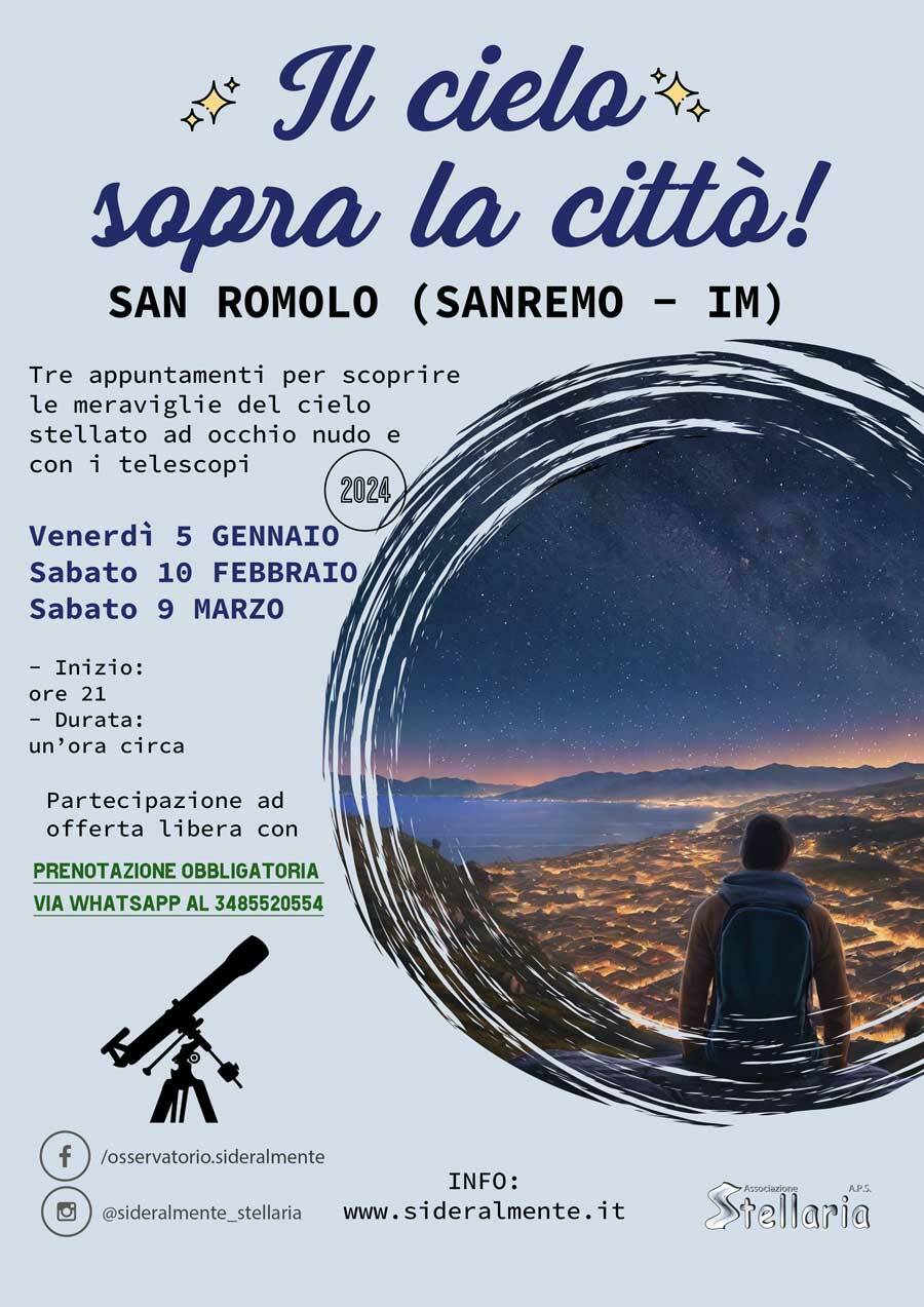 Il Cielo sopra la Città: osservazioni astronomiche