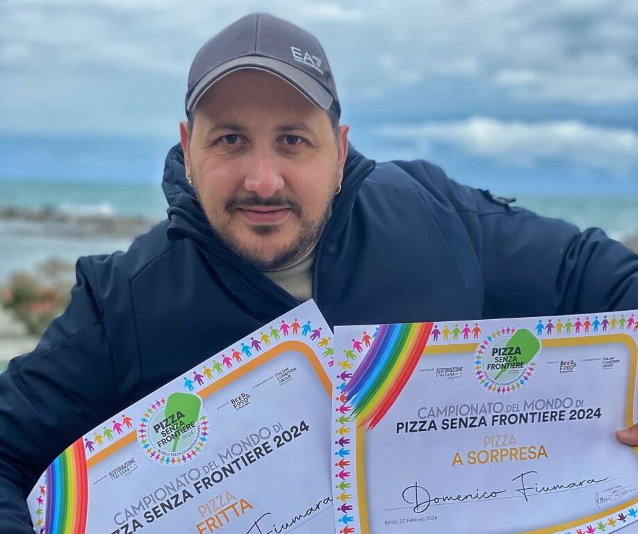 Imperiesi in vetrina a Rimini: fra i campioni del mondo di pizza anche Domenico Fiumara