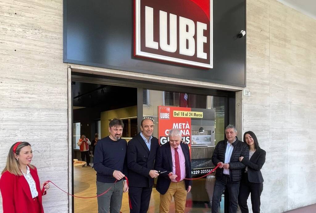 Il Gruppo Lube, da oltre 50 anni leader nel mondo delle cucine, inaugura a Imperia il nuovo store