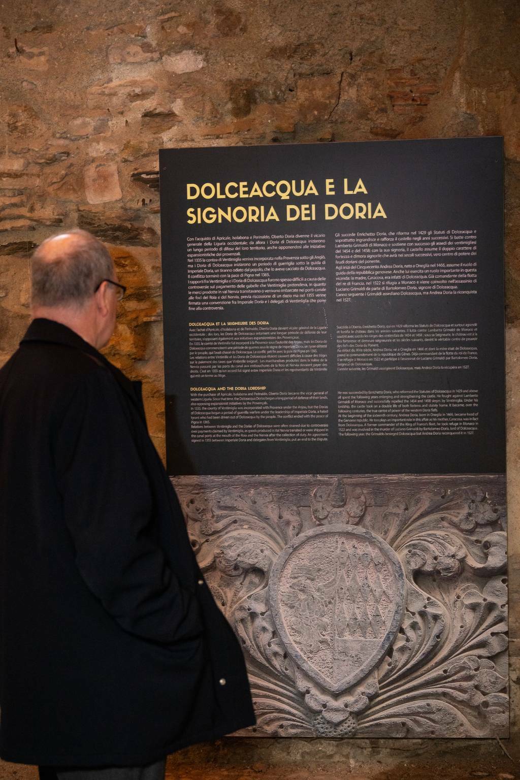 Il Principe Alberto di Monaco in visita a Dolceacqua per la mostra “Un Château en fête”