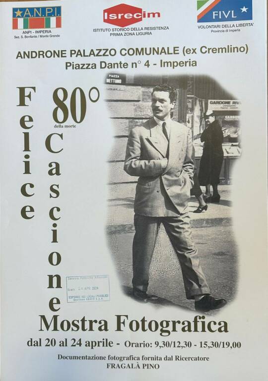 80esimo Felice Cascione