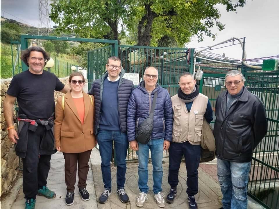 Fulvio Fellegara in visita all'Enpa di Sanremo