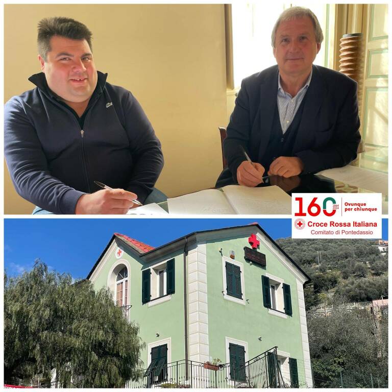 Ilvo Calzia e Paolo Cossu CRI Pontedassio