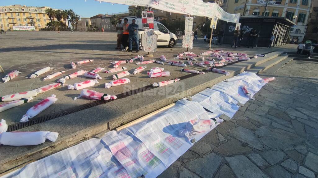 Sanremo, la comunità scende in piazza pro Palestina