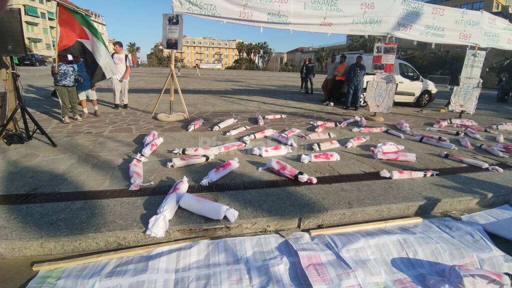 Sanremo, la comunità scende in piazza pro Palestina